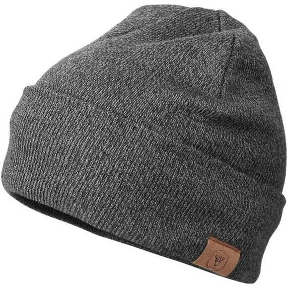 Winter Beanie Daily Hat - Thermal Polar Fleece Ski Stocking Skull Cap for Men - Picture 1 of 6